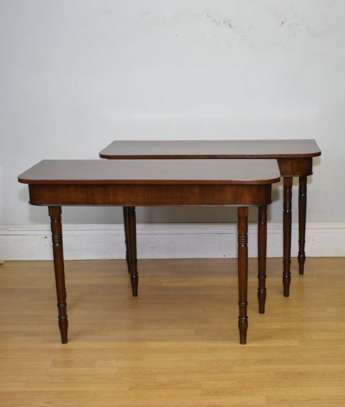 pair of regency console tables - CATEGORY: ANTIQUE TABLES - DATED REGENCY