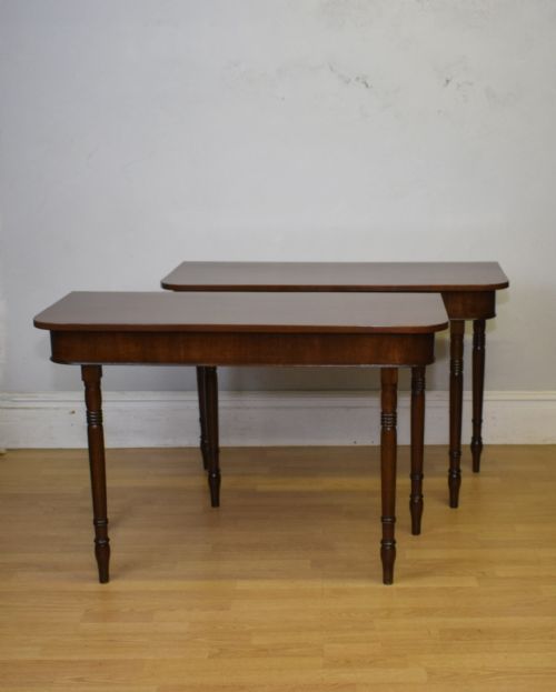 PAIR OF REGENCY CONSOLE TABLES - ADDITIONAL PHOTO 1