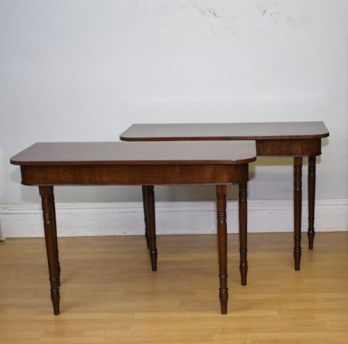 PAIR OF REGENCY CONSOLE TABLES - ADDITIONAL PHOTO 4