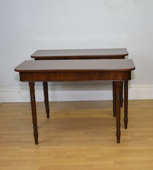 PAIR OF REGENCY CONSOLE TABLES - ADDITIONAL PHOTO 6