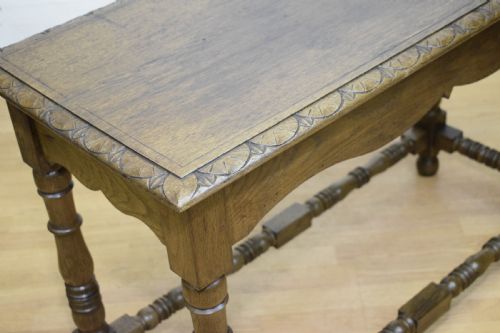 CONSOLE TABLE OAK EARLY 20TH CENTURY - ADDITIONAL PHOTO 3