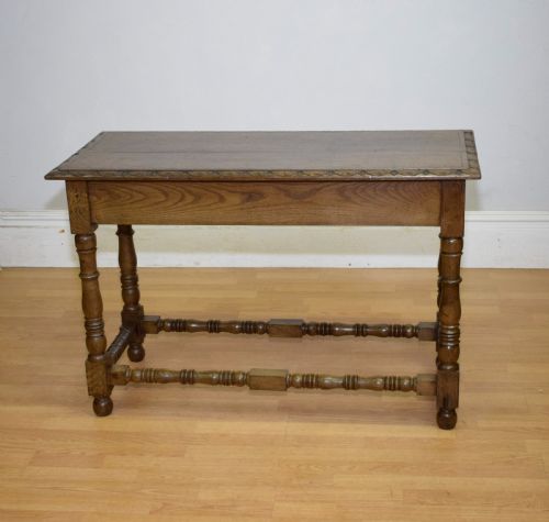 CONSOLE TABLE OAK EARLY 20TH CENTURY - ADDITIONAL PHOTO 14