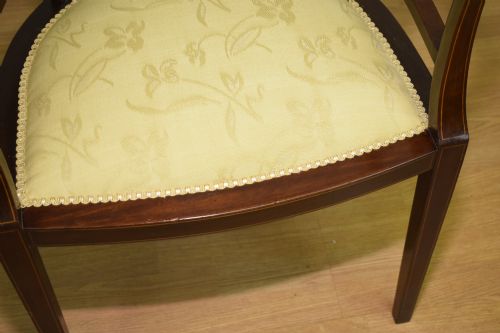 EDWARDIAN INLAID ARMCHAIR - ADDITIONAL PHOTO 13