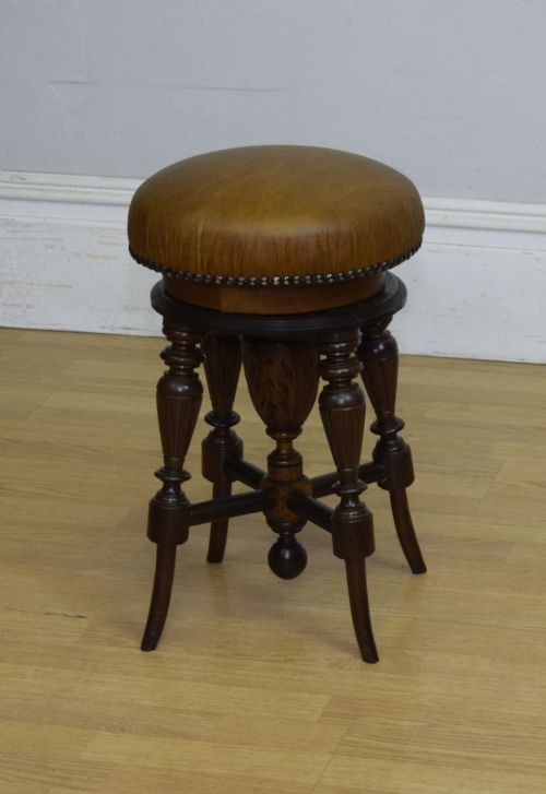 VICTORIAN PIANO STOOL - ADDITIONAL PHOTO 1