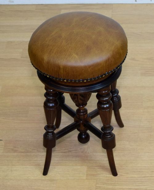 VICTORIAN PIANO STOOL - ADDITIONAL PHOTO 12