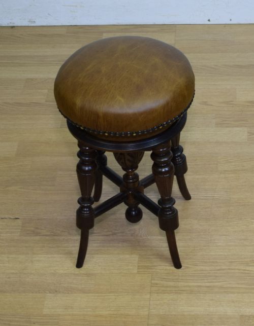 VICTORIAN PIANO STOOL - ADDITIONAL PHOTO 13