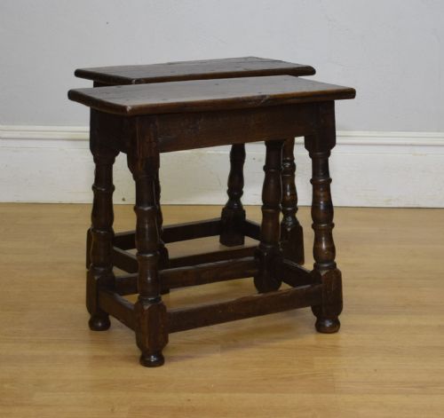 GEORGIAN PERIOD OAK JOINT STOOLS - ADDITIONAL PHOTO 10