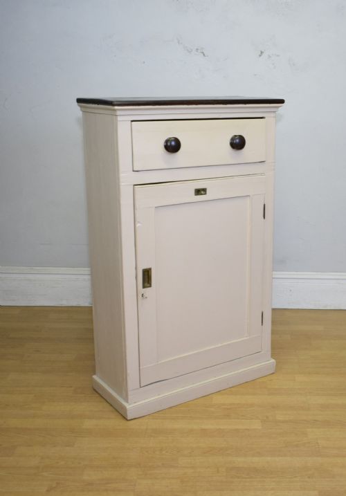 victorian pine painted cupboard - CATEGORY: ANTIQUE CUPBOARDS - DATED VICTORIAN