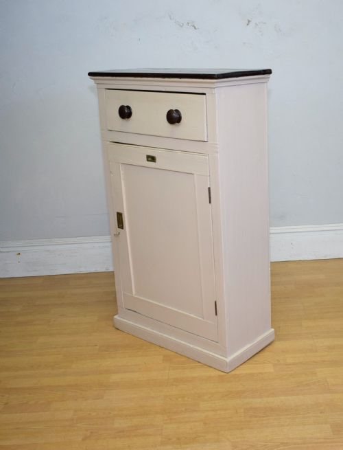 VICTORIAN PINE PAINTED CUPBOARD - ADDITIONAL PHOTO 4