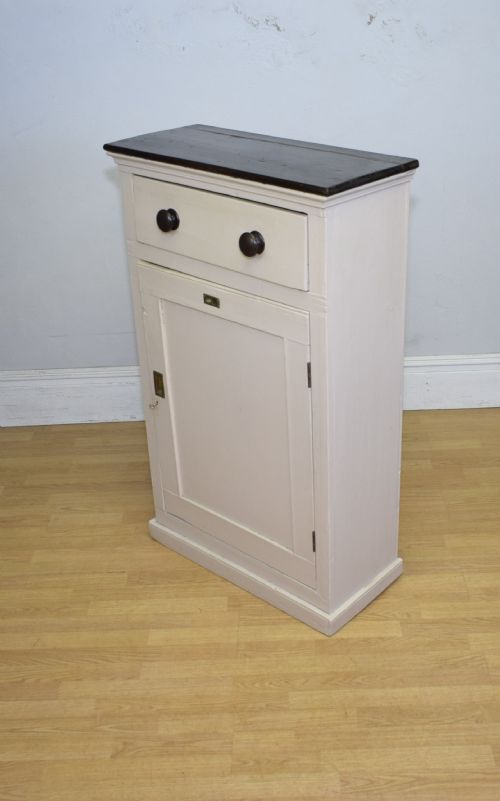 VICTORIAN PINE PAINTED CUPBOARD - ADDITIONAL PHOTO 5