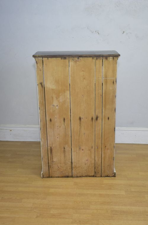VICTORIAN PINE PAINTED CUPBOARD - ADDITIONAL PHOTO 6