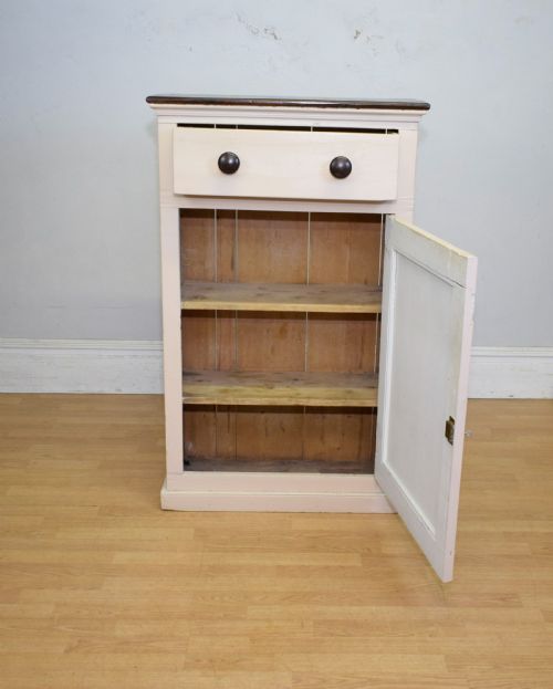VICTORIAN PINE PAINTED CUPBOARD - ADDITIONAL PHOTO 8