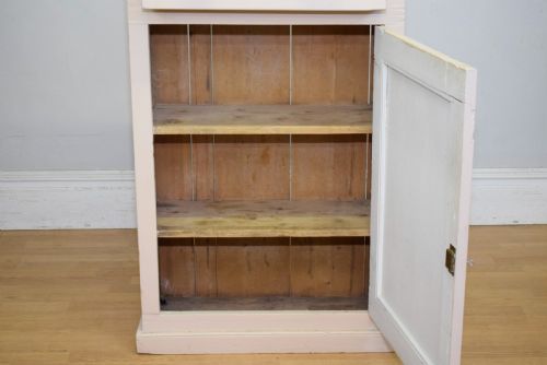 VICTORIAN PINE PAINTED CUPBOARD - ADDITIONAL PHOTO 9