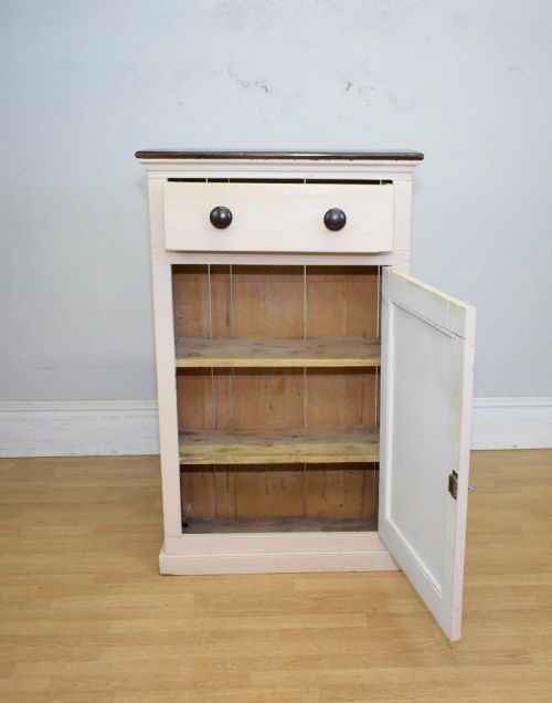 VICTORIAN PINE PAINTED CUPBOARD - ADDITIONAL PHOTO 11