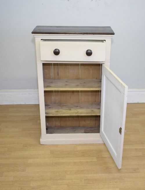 VICTORIAN PINE PAINTED CUPBOARD - ADDITIONAL PHOTO 12