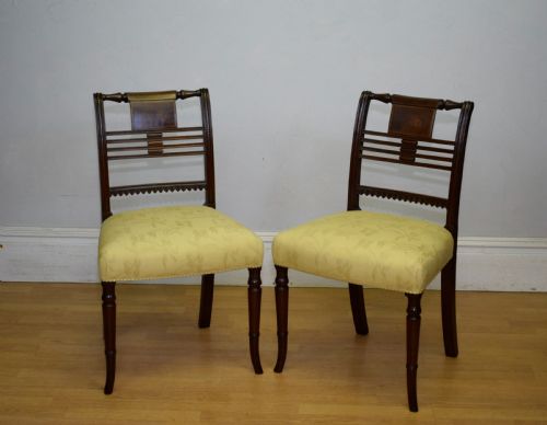 PAIR OF REGENCY CHAIRS - ADDITIONAL PHOTO 2