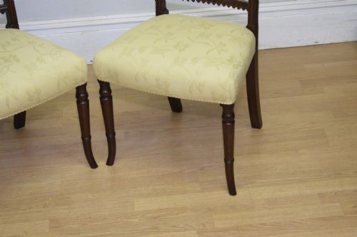 PAIR OF REGENCY CHAIRS - ADDITIONAL PHOTO 6