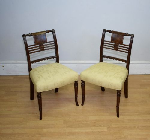 PAIR OF REGENCY CHAIRS - ADDITIONAL PHOTO 8