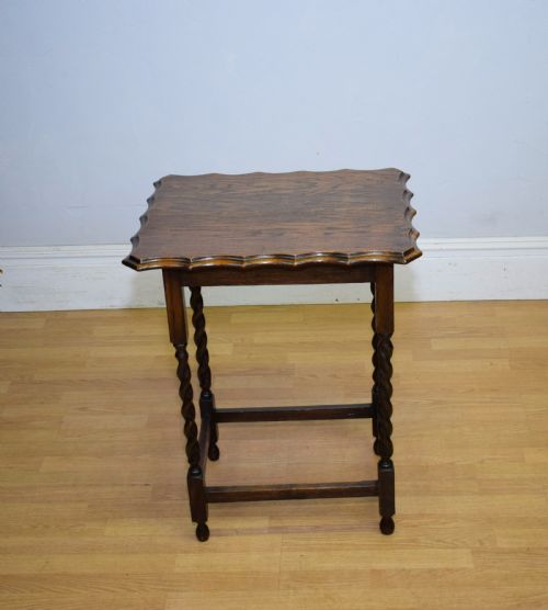 EARLY 20TH CENTURY OAK OCCASIONAL TABLE - ADDITIONAL PHOTO 3