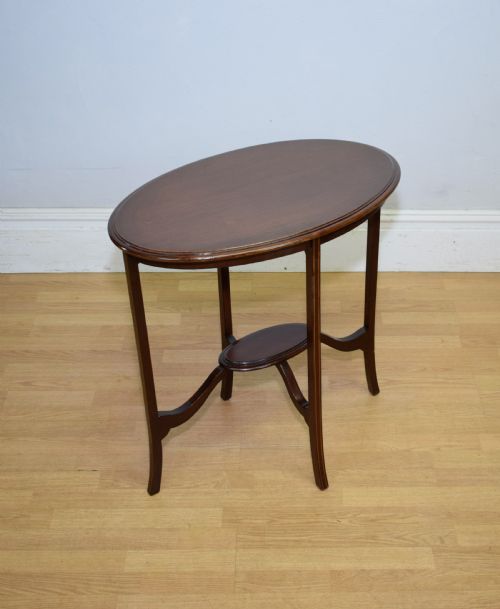 EDWARDIAN MAHOGANY OCCASIONAL TABLE - ADDITIONAL PHOTO 2