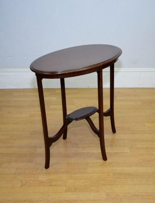 EDWARDIAN MAHOGANY OCCASIONAL TABLE - ADDITIONAL PHOTO 6