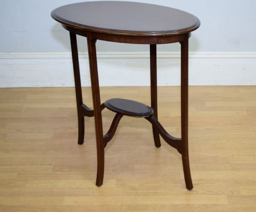 EDWARDIAN MAHOGANY OCCASIONAL TABLE - ADDITIONAL PHOTO 8