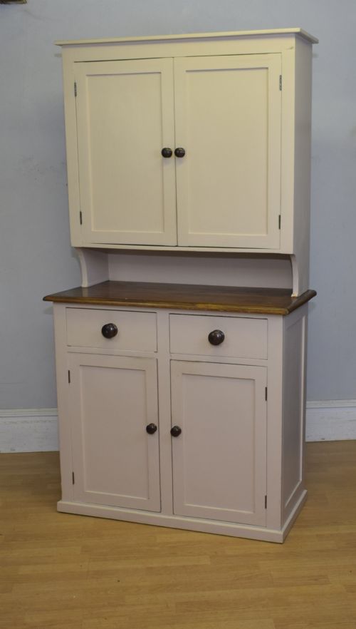 early 20th century painted pine cupboard - CATEGORY: ANTIQUE CUPBOARDS - DATED 1920