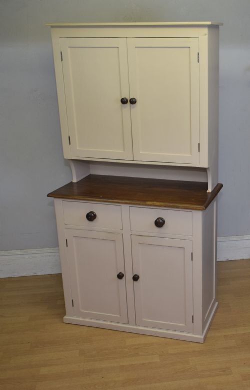 EARLY 20TH CENTURY PAINTED PINE CUPBOARD - ADDITIONAL PHOTO 1
