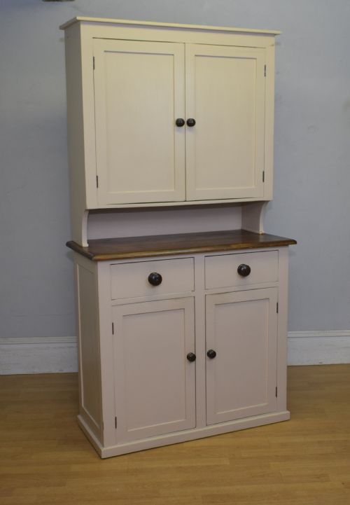 EARLY 20TH CENTURY PAINTED PINE CUPBOARD - ADDITIONAL PHOTO 2