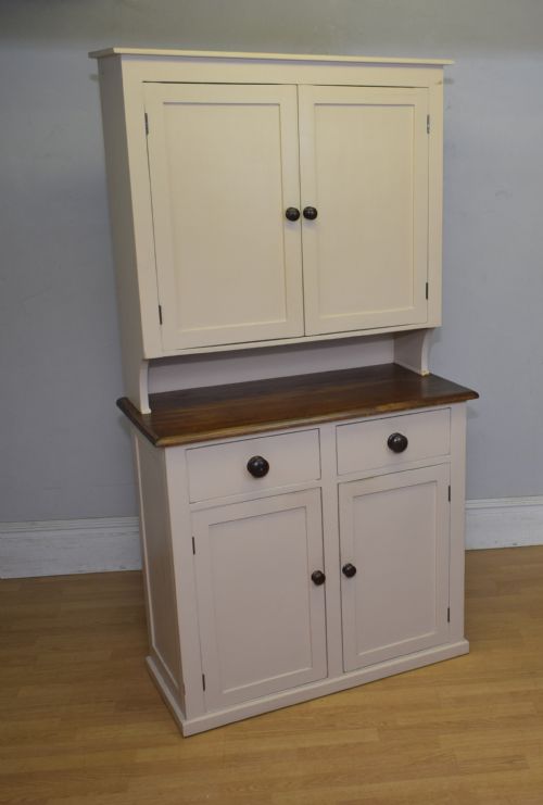 EARLY 20TH CENTURY PAINTED PINE CUPBOARD - ADDITIONAL PHOTO 4