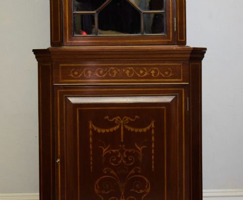 fig 4. Corner Cabinet Edwardian Inlaid