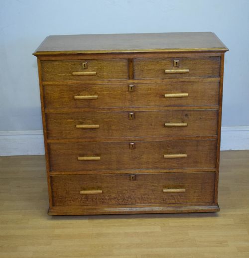 ARTS CRAFTS OAK CHEST - ADDITIONAL PHOTO 1