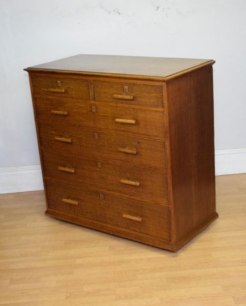 ARTS CRAFTS OAK CHEST - ADDITIONAL PHOTO 13