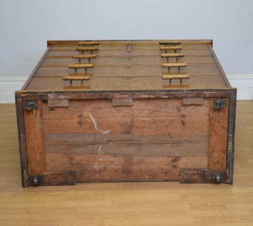 ARTS CRAFTS OAK CHEST - ADDITIONAL PHOTO 19