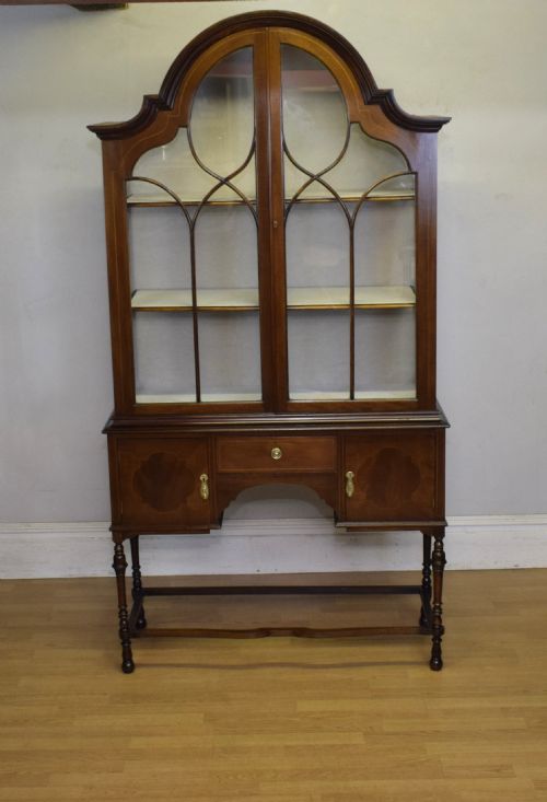 EARLY 20TH CENTURY DISPLAY CABINET - ADDITIONAL PHOTO 5