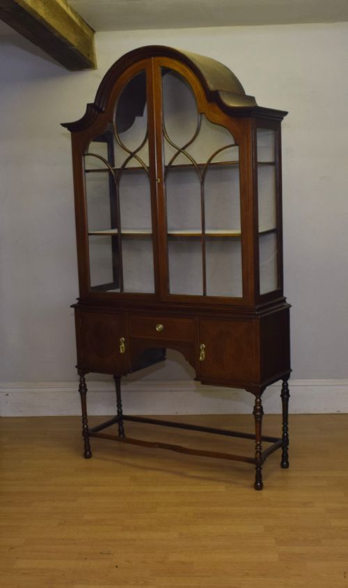 EARLY 20TH CENTURY DISPLAY CABINET - ADDITIONAL PHOTO 8