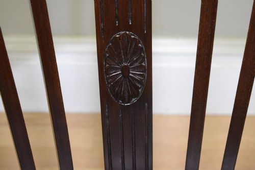 VICTORIAN MAHOGANY TUB CHAIR - ADDITIONAL PHOTO 7