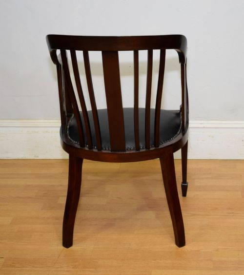 VICTORIAN MAHOGANY TUB CHAIR - ADDITIONAL PHOTO 10