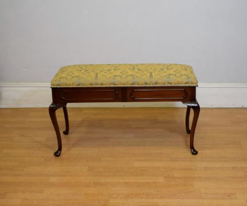 EDWARDIAN DUET PIANO STOOL - ADDITIONAL PHOTO 1