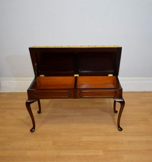 EDWARDIAN DUET PIANO STOOL - ADDITIONAL PHOTO 4