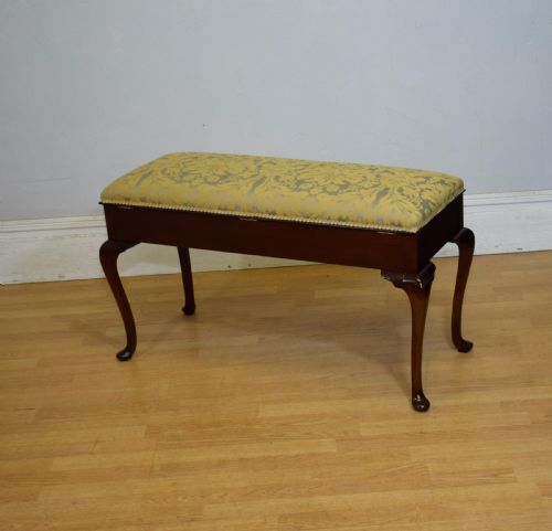 EDWARDIAN DUET PIANO STOOL - ADDITIONAL PHOTO 15