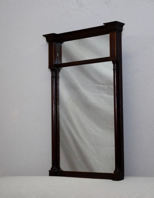 regency mahogany pier mirror - CATEGORY: ANTIQUE MIRRORS - DATED REGENCY