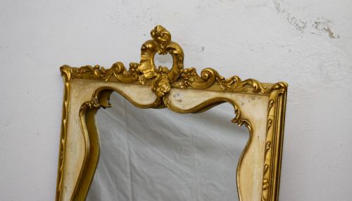 ANTIQUE FRENCH GILTWOOD MIRROR - ADDITIONAL PHOTO 2