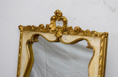 ANTIQUE FRENCH GILTWOOD MIRROR - ADDITIONAL PHOTO 3
