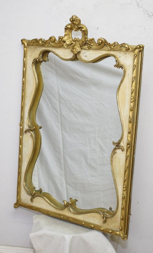 ANTIQUE FRENCH GILTWOOD MIRROR - ADDITIONAL PHOTO 6