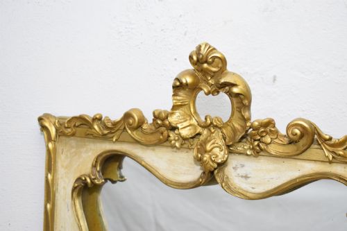 ANTIQUE FRENCH GILTWOOD MIRROR - ADDITIONAL PHOTO 7