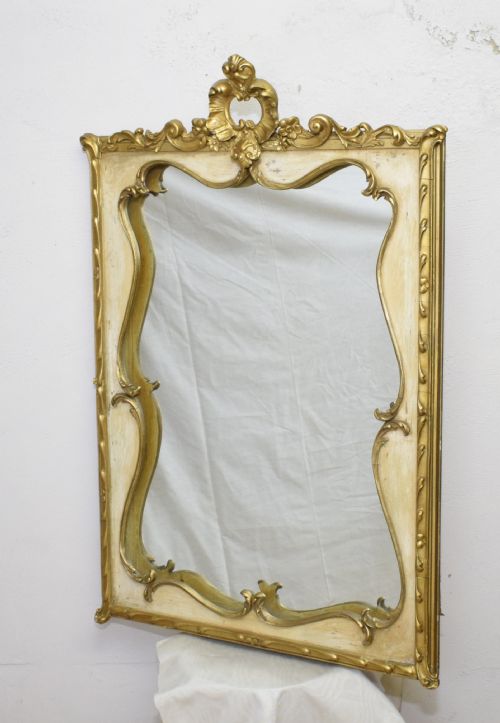 ANTIQUE FRENCH GILTWOOD MIRROR - ADDITIONAL PHOTO 10
