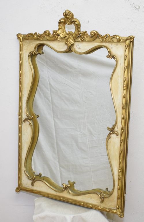 ANTIQUE FRENCH GILTWOOD MIRROR - ADDITIONAL PHOTO 11
