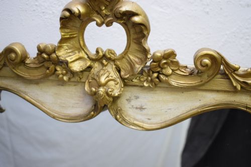 ANTIQUE FRENCH GILTWOOD MIRROR - ADDITIONAL PHOTO 14