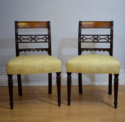 PAIR OF REGENCY SIDE CHAIRS - ADDITIONAL PHOTO 2